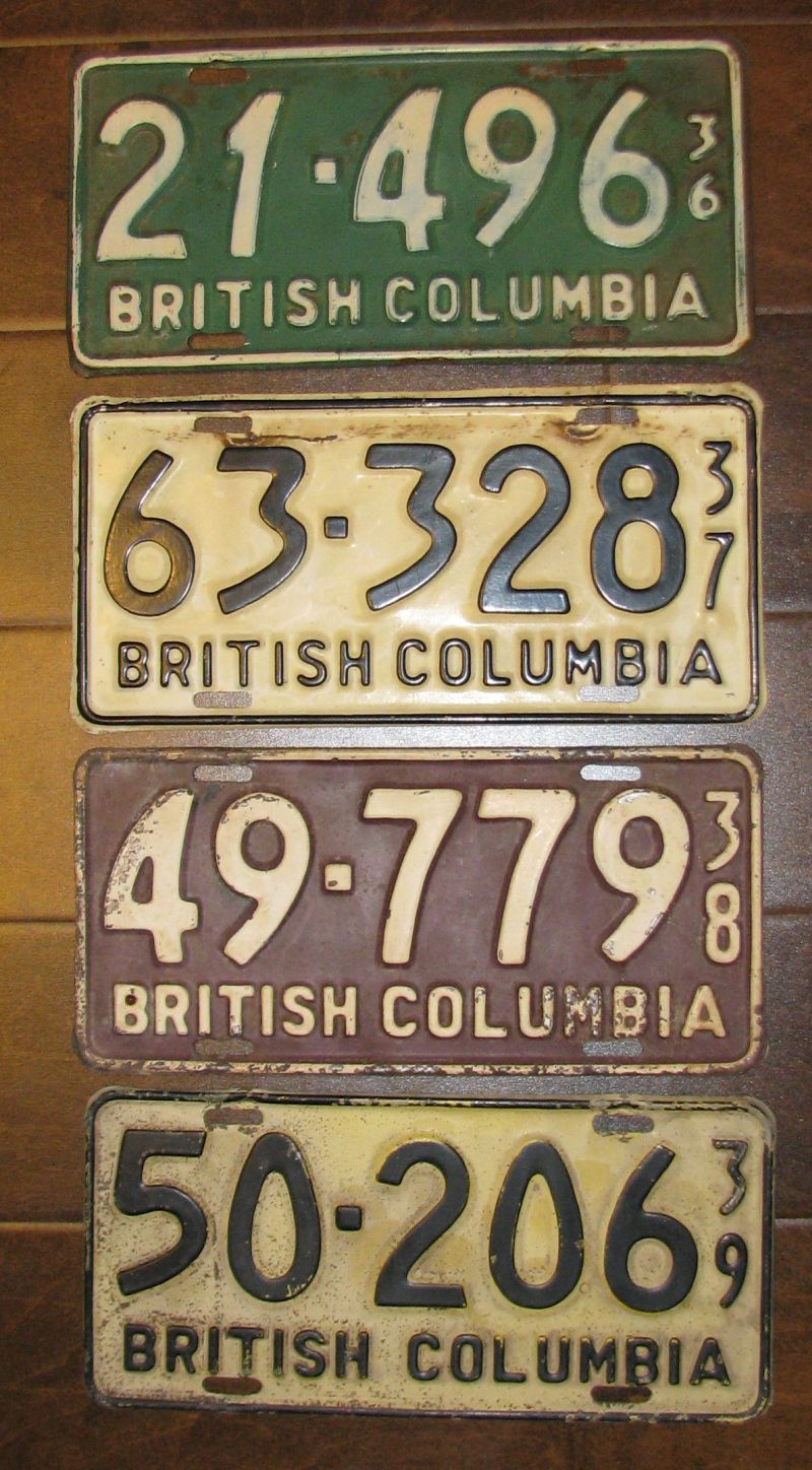 BC Licence Plate Run